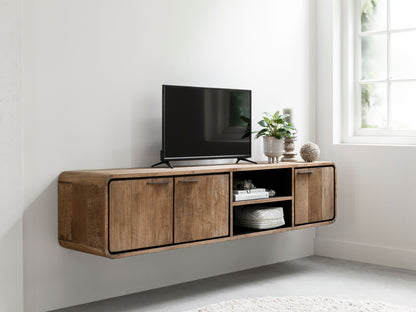 DTP Home TV Cabinet Evo Wall-Mounted Medium