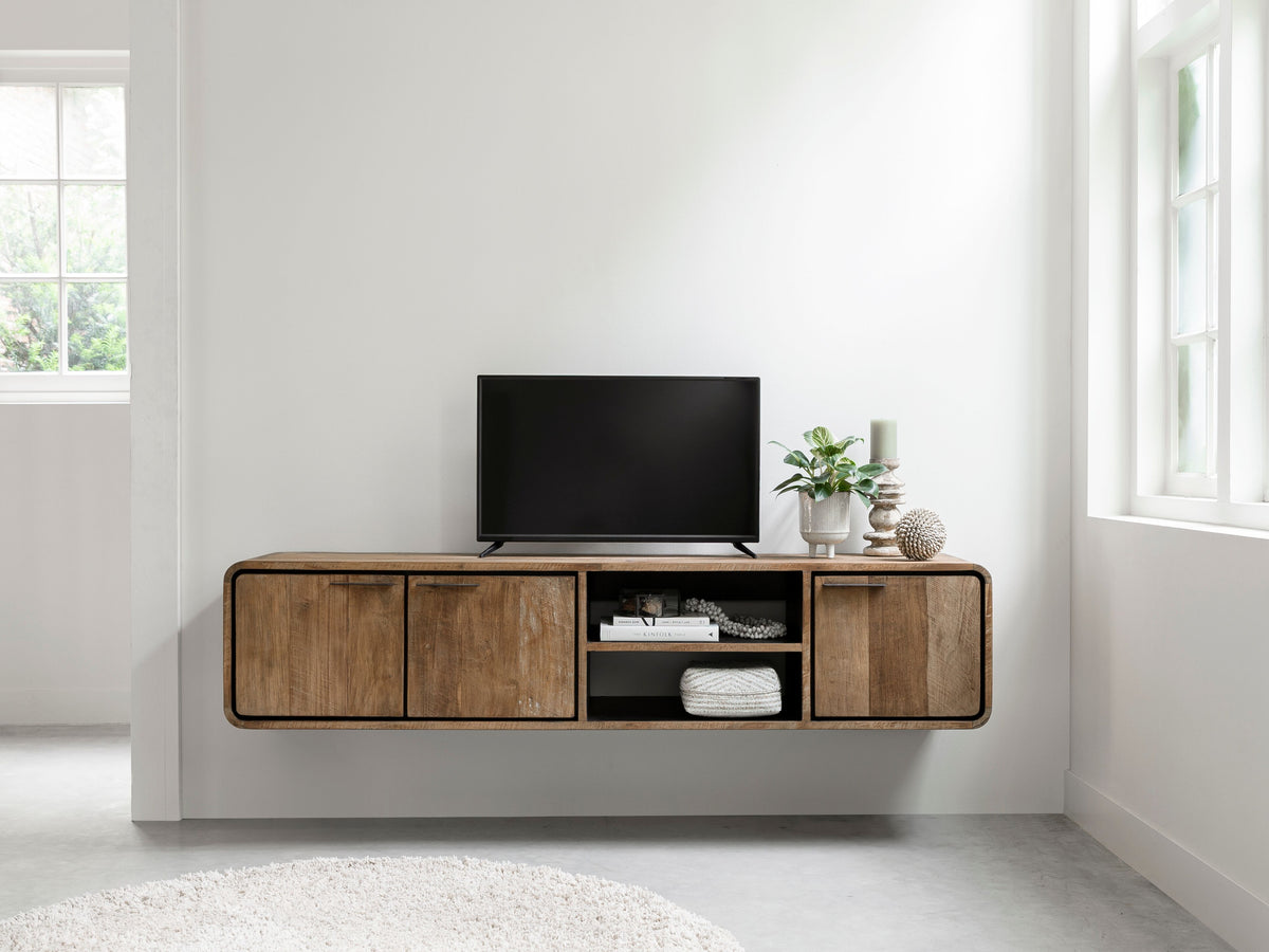 DTP Home TV Cabinet Evo Wall-Mounted Medium