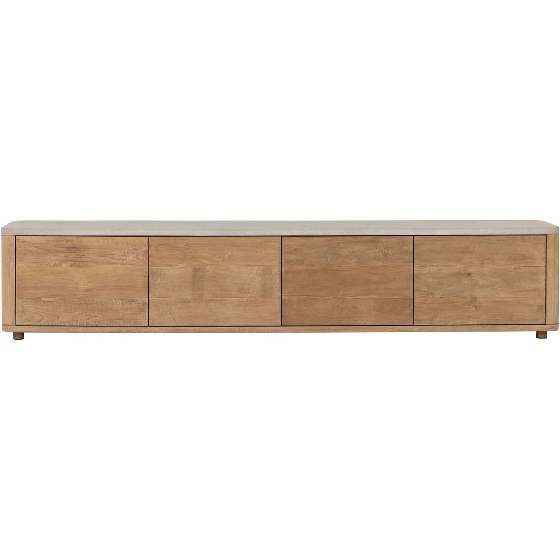 DTP Home TV Cabinet Nova Large Travertine Top