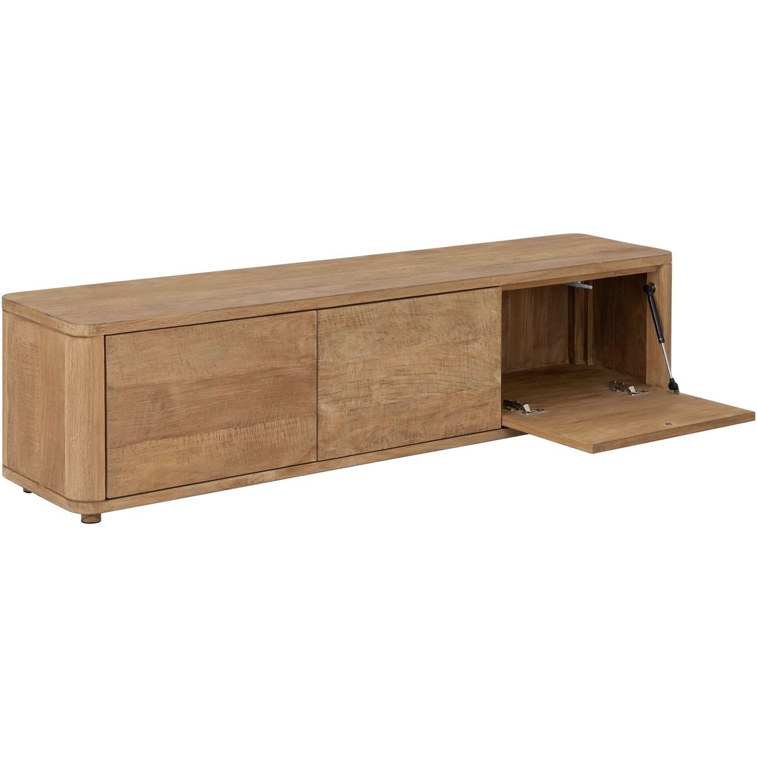 DTP Home Nova Medium TV Stand with Teak Top