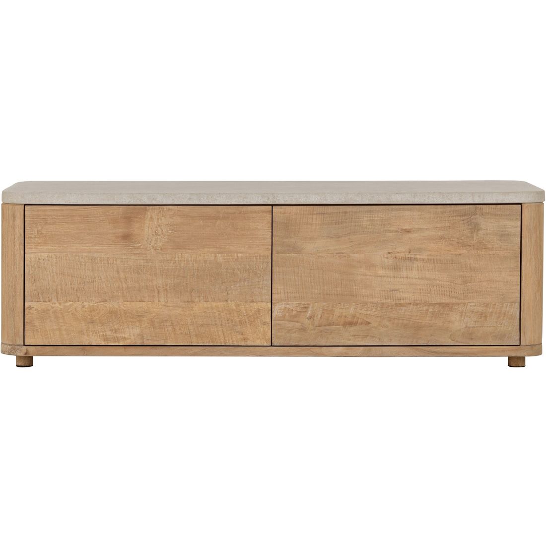 DTP Home TV Cabinet Nova Small Travertine Top