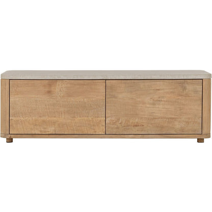 DTP Home TV Cabinet Nova Small Travertine Top