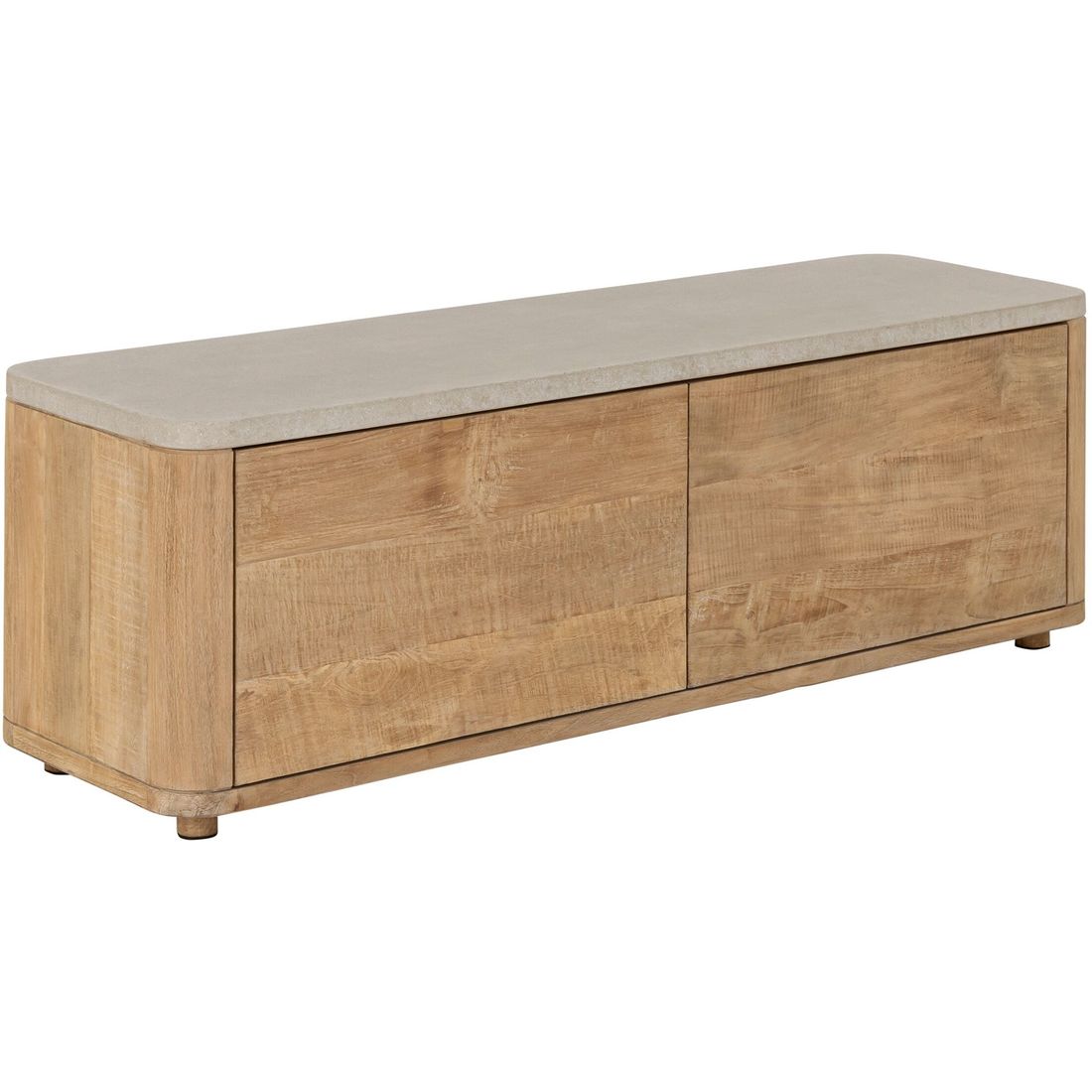 DTP Home TV Cabinet Nova Small Travertine Top