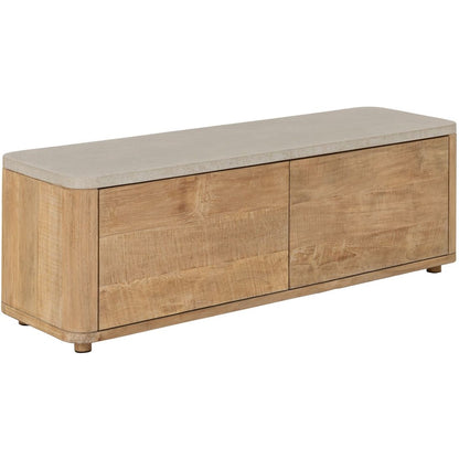DTP Home TV Cabinet Nova Small Travertine Top