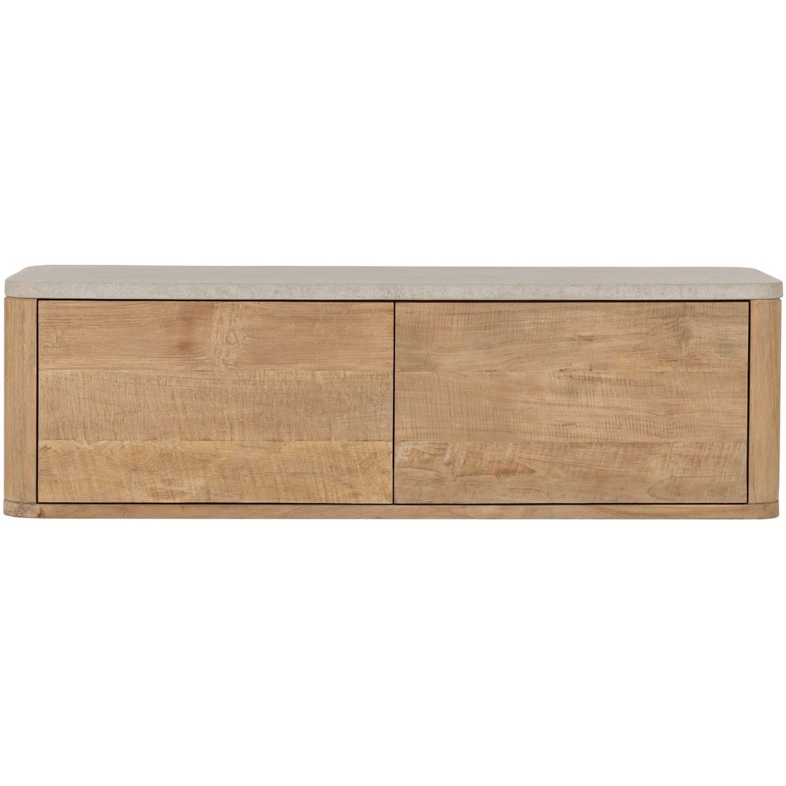 DTP Home TV Cabinet Nova Small Travertine Top