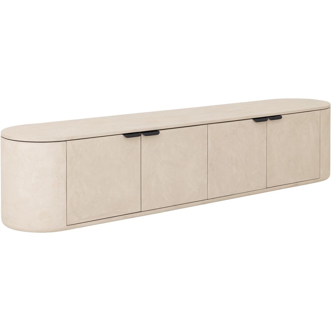 DTP Home TV Cabinet Scala Loft Wall-Mounted Mortex Sand Large 200cm