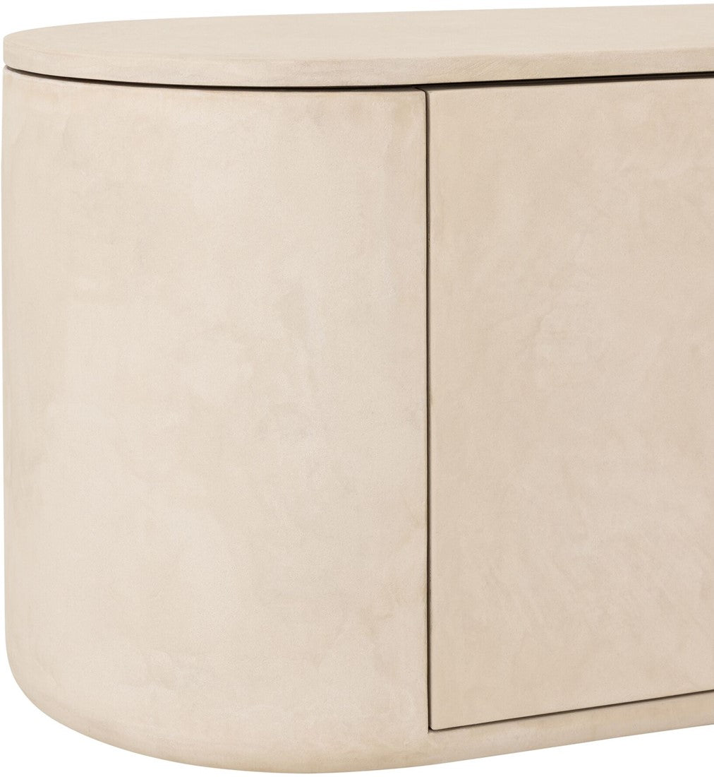 DTP Home TV Cabinet Scala Loft Wall-Mounted Mortex Sand Large 200cm