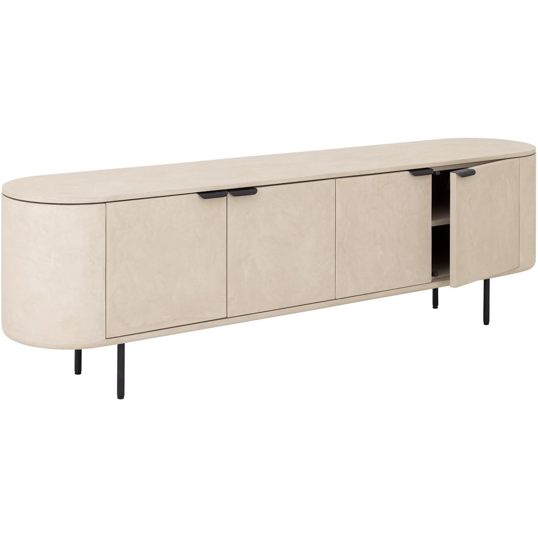 DTP Home TV cabinet Scala Loft Mortex Sand Large 200cm