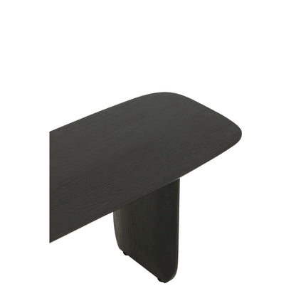 Dining Room Bench Acacia Wood Black 190cm J-Line