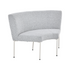 Beige stoffering Puente 09 van eetkamerbank Riff van Starfurn