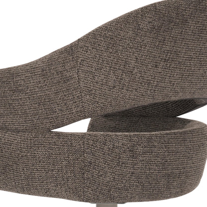 Lily draaibare eetkamerstoel van Starfurn in bruin voor eetkamer of bureau
