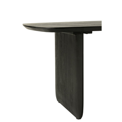 Dining Table Acacia Wood Black 190x100cm J-Line