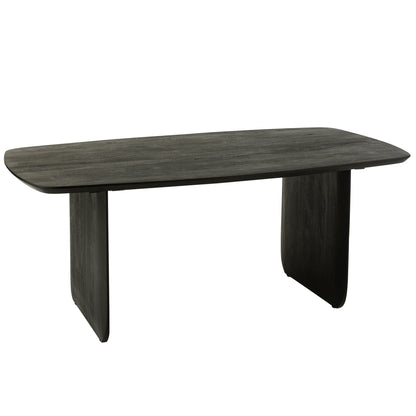 Dining Table Acacia Wood Black 190x100cm J-Line