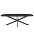 Eettafel Jesper Danish oval mangohout Kala 180cm van Livingfurn