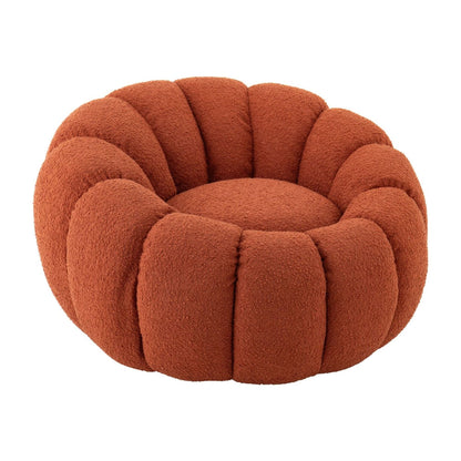 Armchair Flower Foam Rust Brown J-Line
