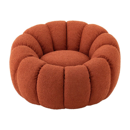 Armchair Flower Foam Rust Brown J-Line