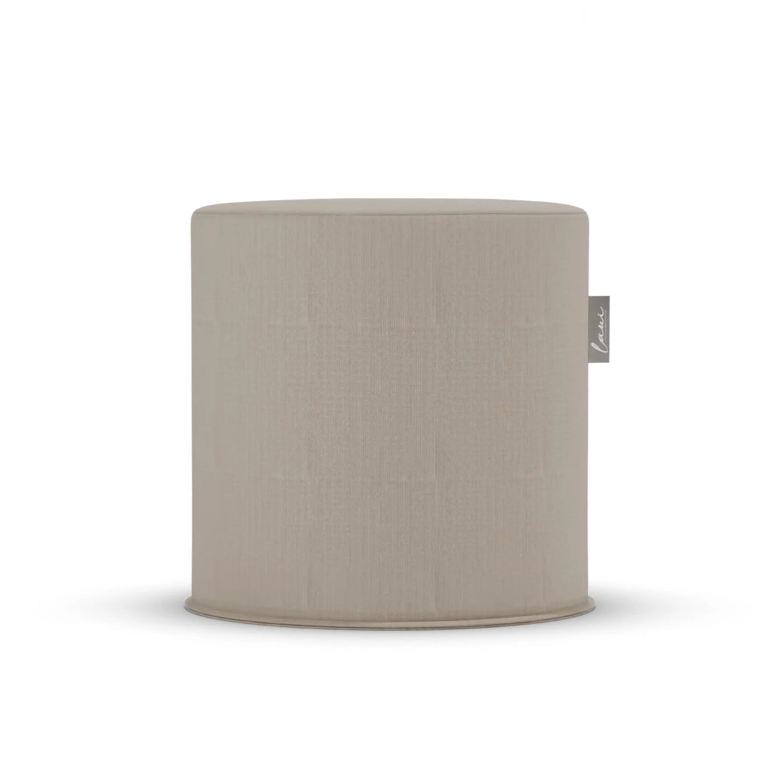 Fixed Round Pouf 44 Boho Taupe - Laui Lounge™ - Poef - Laui Lounge - livinglovely.nl