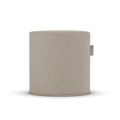 Fixed Round Pouf 44 Boho Taupe - Laui Lounge™ - Poef - Laui Lounge - livinglovely.nl
