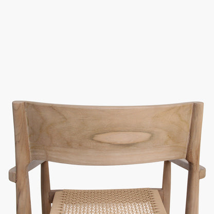 Freya Terrasstoel met Armleuning Naturel Raw Materials - Terrasstoel - Raw Materials - livinglovely.nl