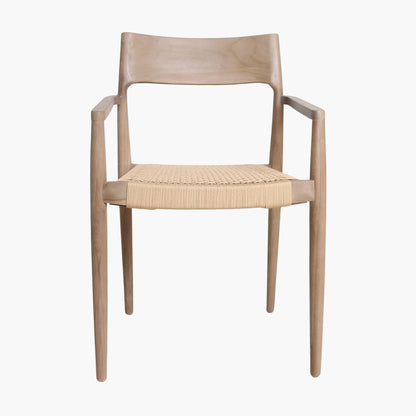 Freya Terrasstoel met Armleuning Naturel Raw Materials - Terrasstoel - Raw Materials - livinglovely.nl