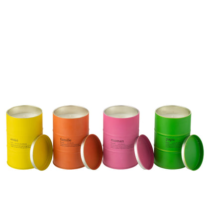 Scented Candle Family Quote Assortment 50 Hours J-Line