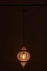 Hanglamp Boor Metaal Goud Small - Hanglamp - J-Line - livinglovely.nl