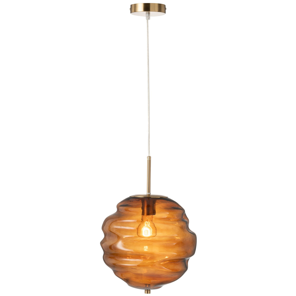 Pendant Light Glass Brown