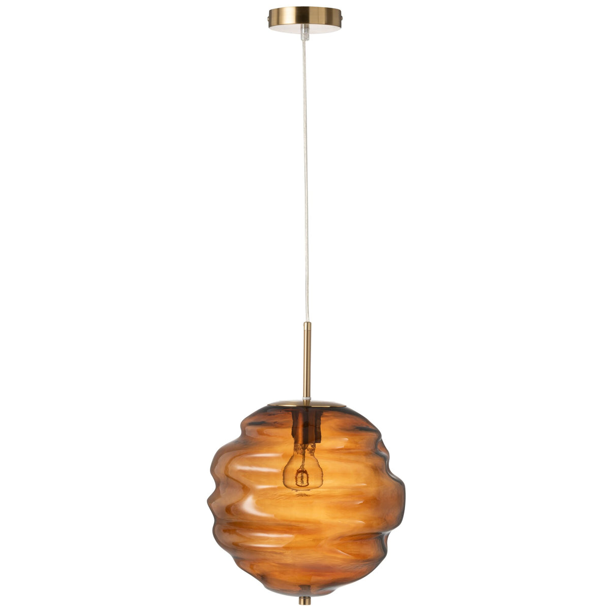 Pendant Light Glass Brown