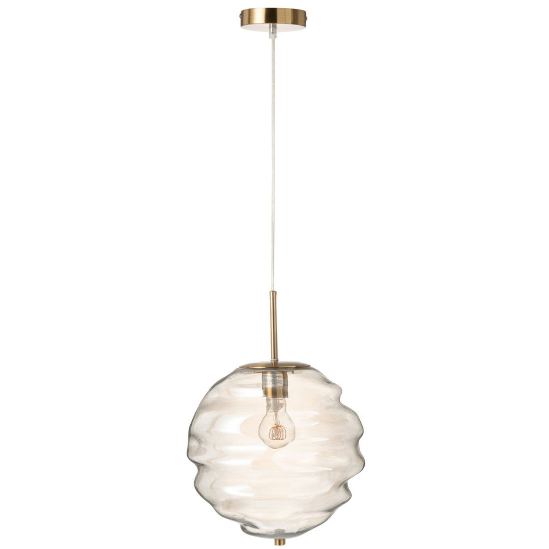 Pendant Light Glass Light Cognac J-Line