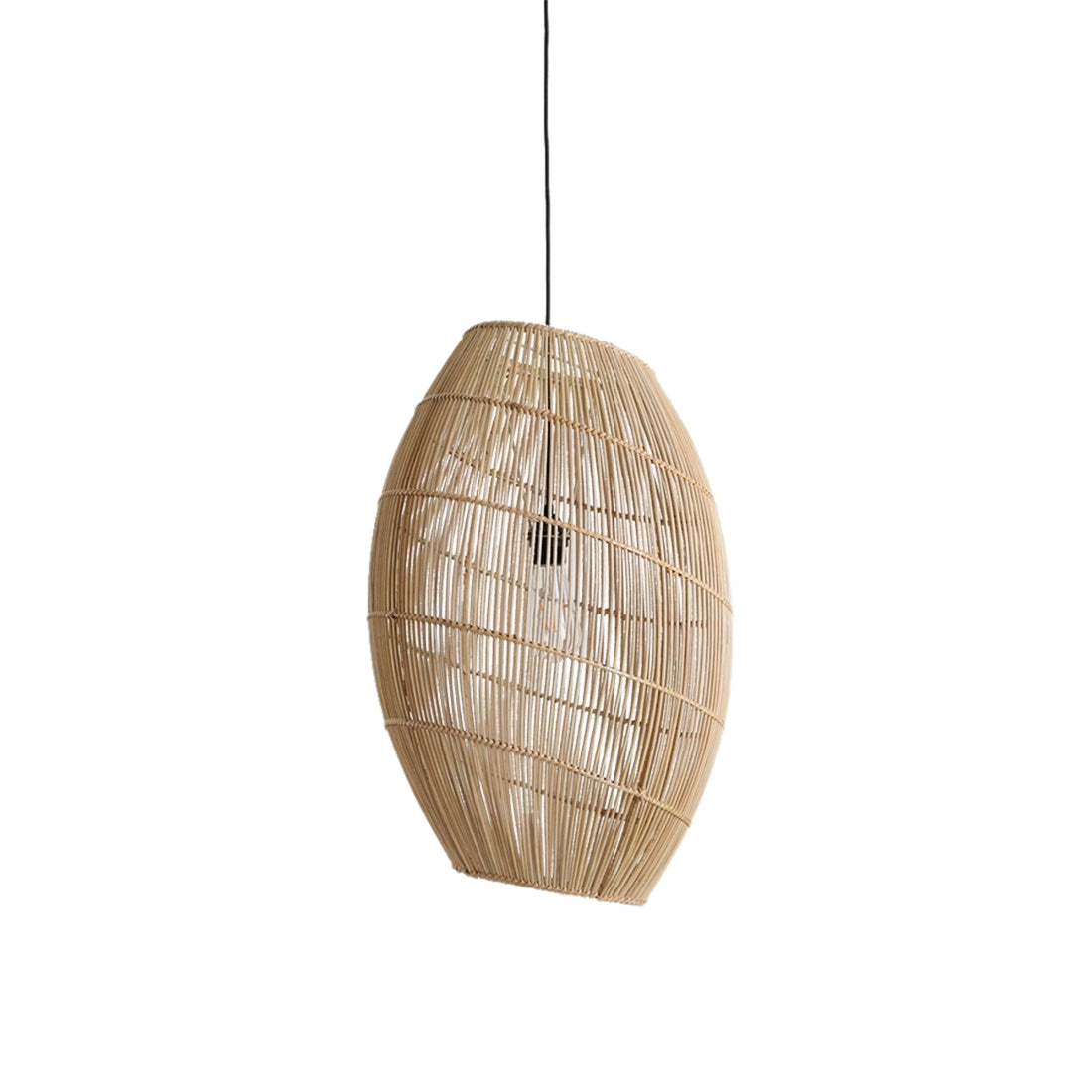 Hanglamp Luna Halo Natural Raw Materials - Hanglamp - Raw Materials - livinglovely.nl