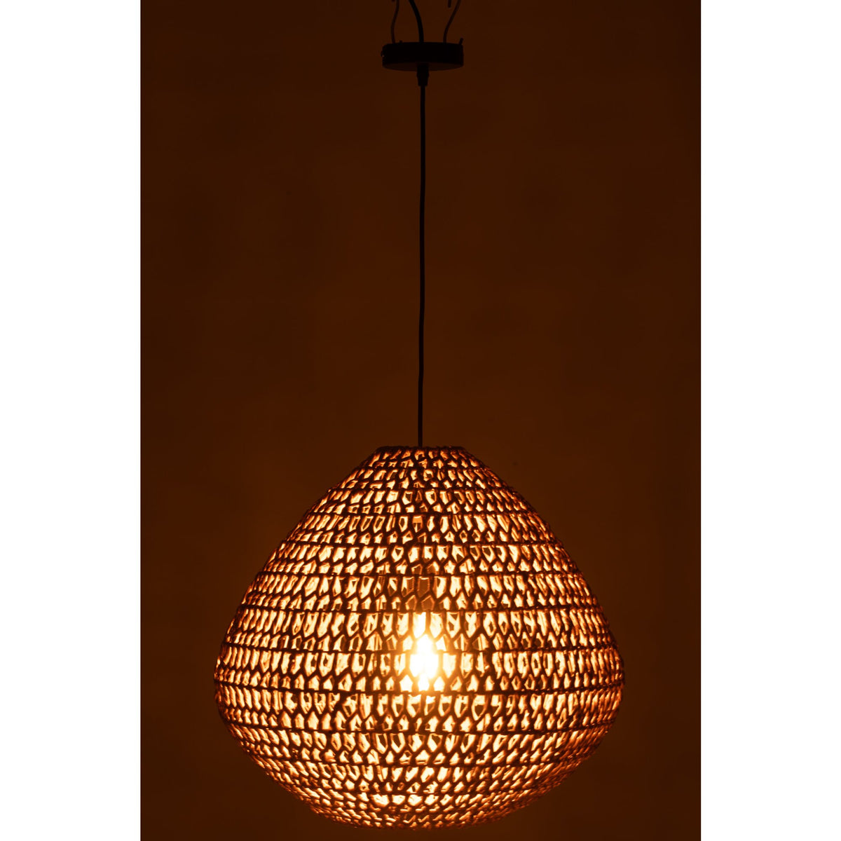 Pendant Light Metal Twisted Natural J-Line