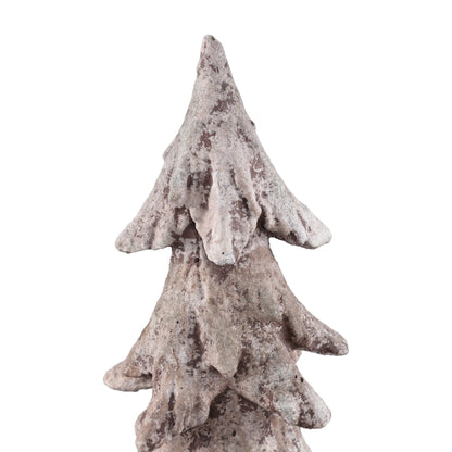 Hascal Kerstboom Beeld Cement Large van PTMD, close up van de ruwe cementstructuur van de takken