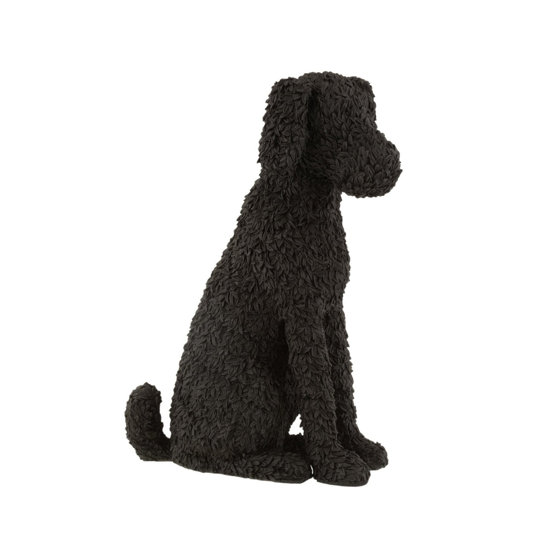 Dog Max Sitting Poly Black J-Line