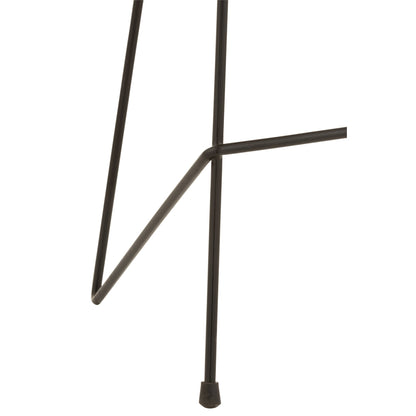 Bar Stool Teak Wood/Iron Natural J-Line