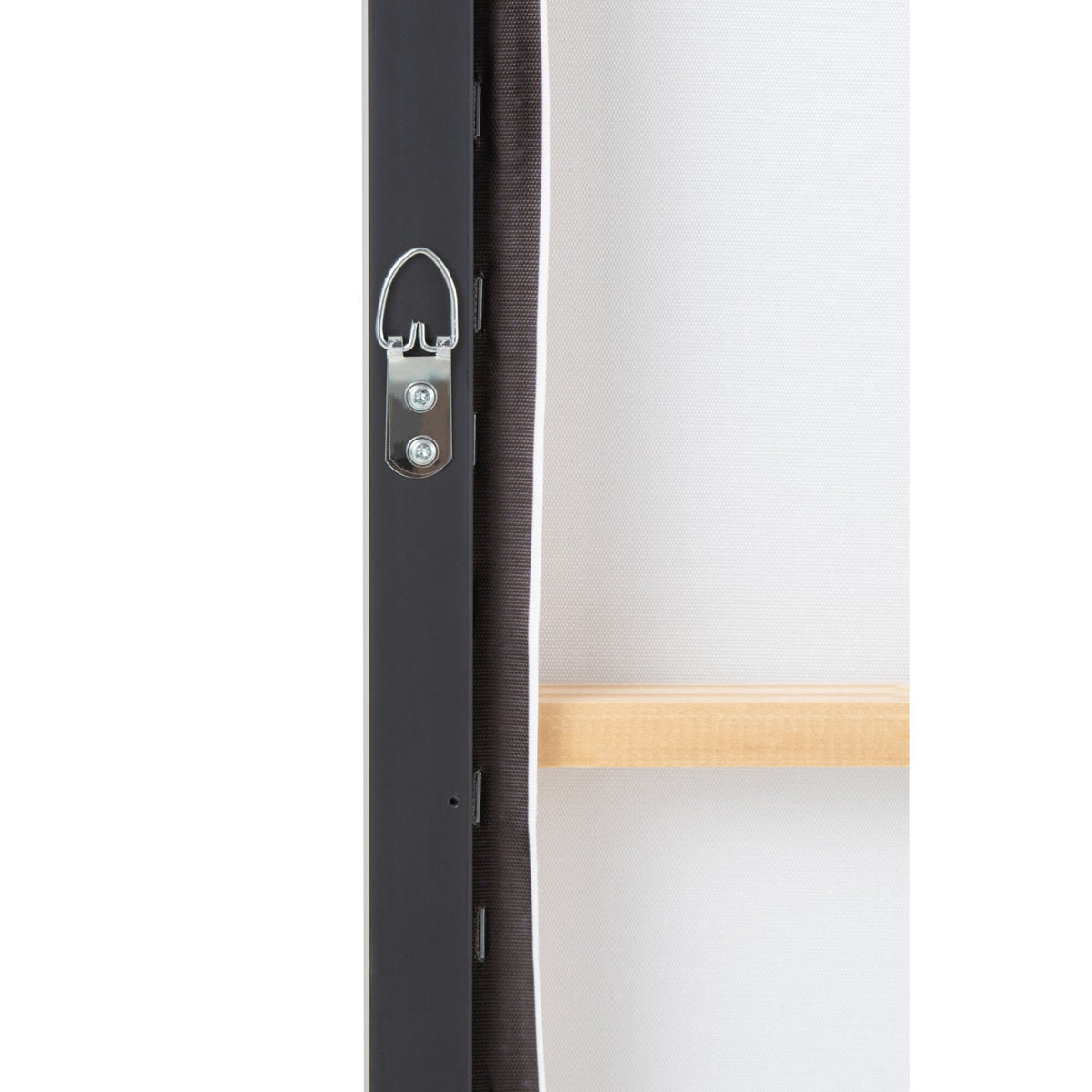 J-Line wall panel Frame Woman canvas wood black J-Line