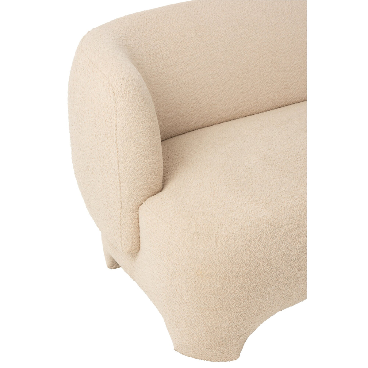 J-Line White 2/3-Seater Sofa J-Line