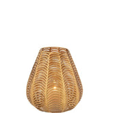 Kaarshouder Gala Ijzer Goud Small - Windlicht - J-Line - livinglovely.nl