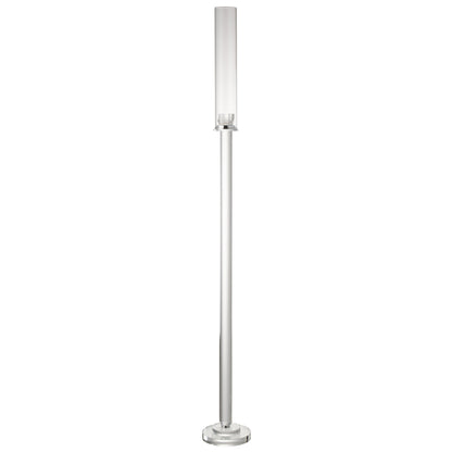 Candle Holder Moira Glass Transparent Large Dia14xH120cm J-Line