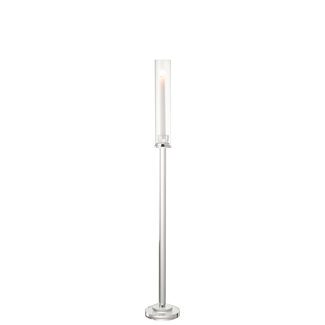 Moira Glass Candle Holder Transparent Medium H100cm J-Line