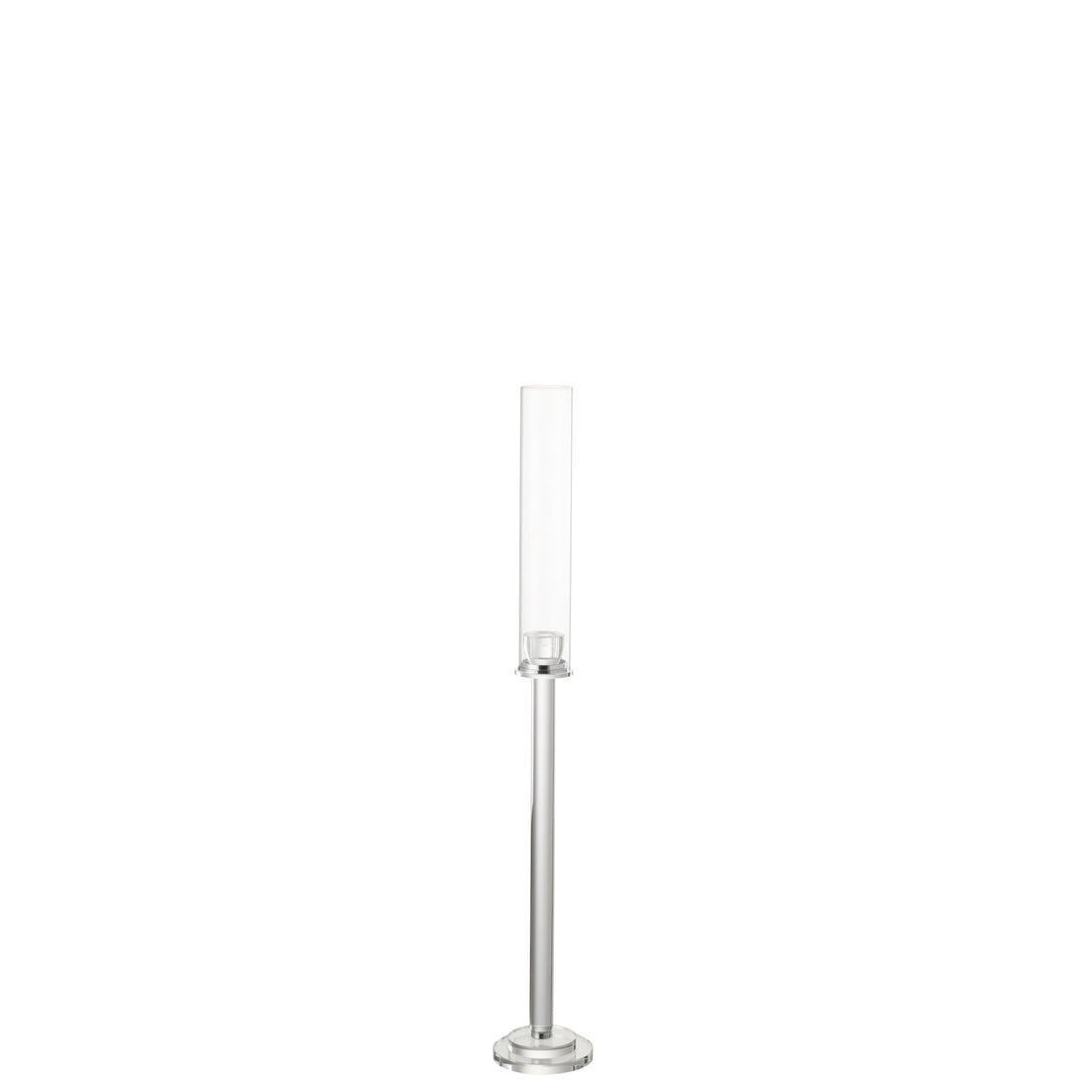 Candle Holder Moira Glass Transparent Small H80cm J-Line