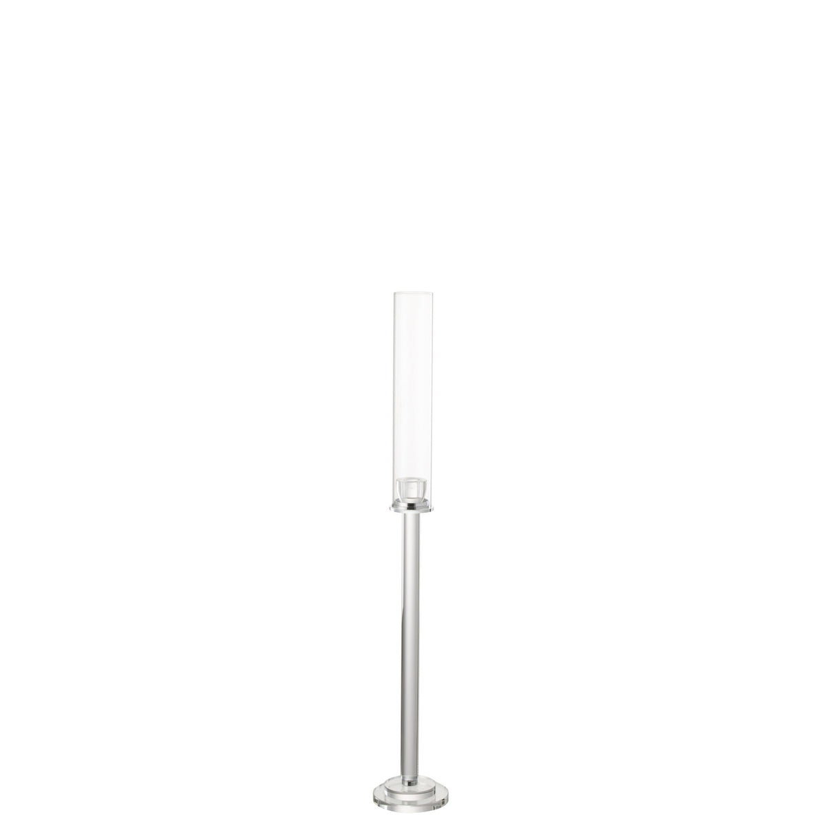 Candle Holder Moira Glass Transparent Small H80cm J-Line