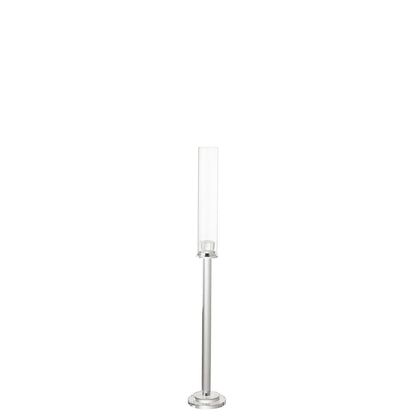 Candle Holder Moira Glass Transparent Small H80cm J-Line