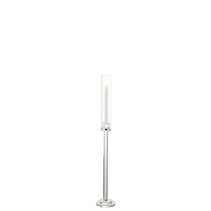 Candle Holder Moira Glass Transparent Small H80cm J-Line