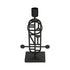Kaarshouder Zwart 12x6x23cm 1 + 1 Gratis - Kandelaar - Living Lovely - livinglovely.nl