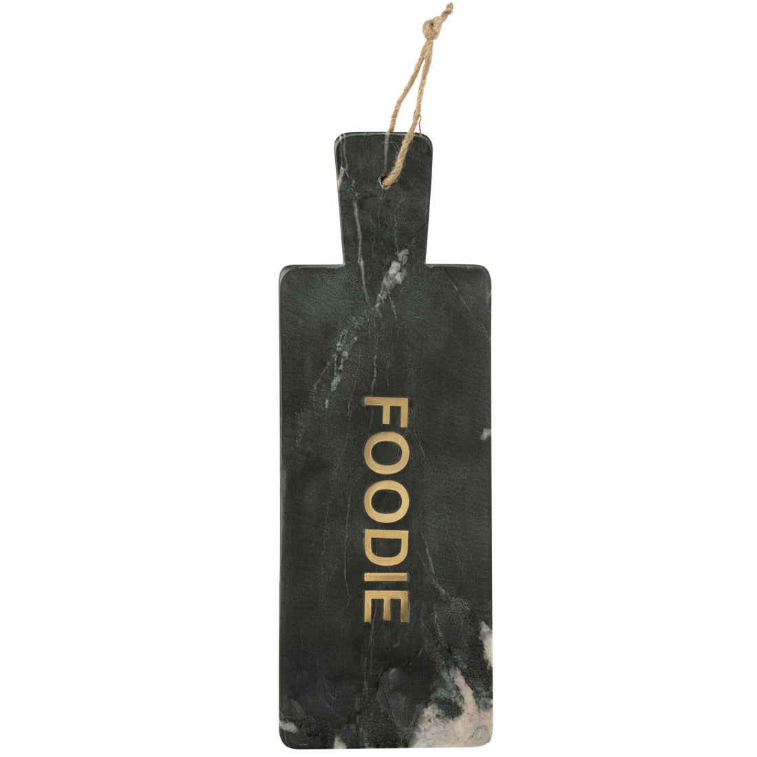 Foodie Rectangular Cheese Board Black/Gold Marble Large J-Line
