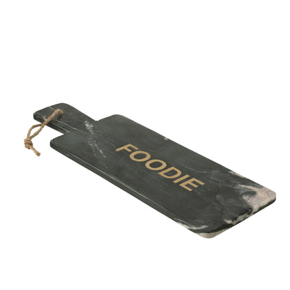 Foodie Rectangular Cheese Board Black/Gold Marble Large J-Line
