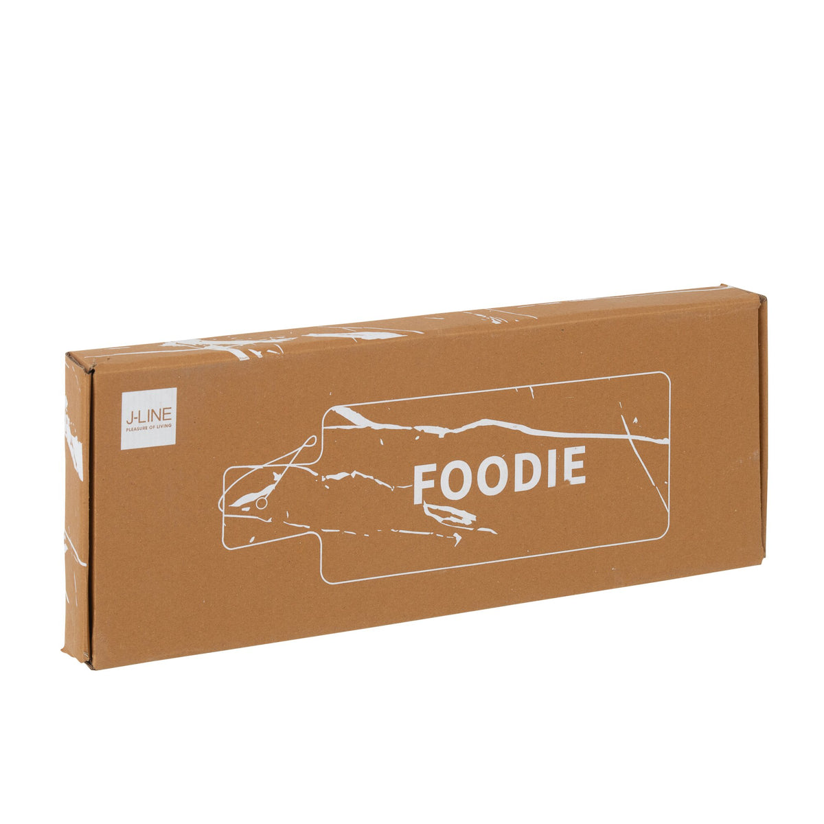 Foodie Rectangular Cheese Board Black/Gold Marble Large J-Line