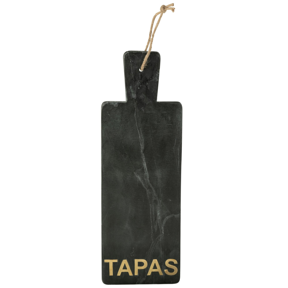 Cheese Board Rectangular Black Marble/Gold-Colored Large J-line