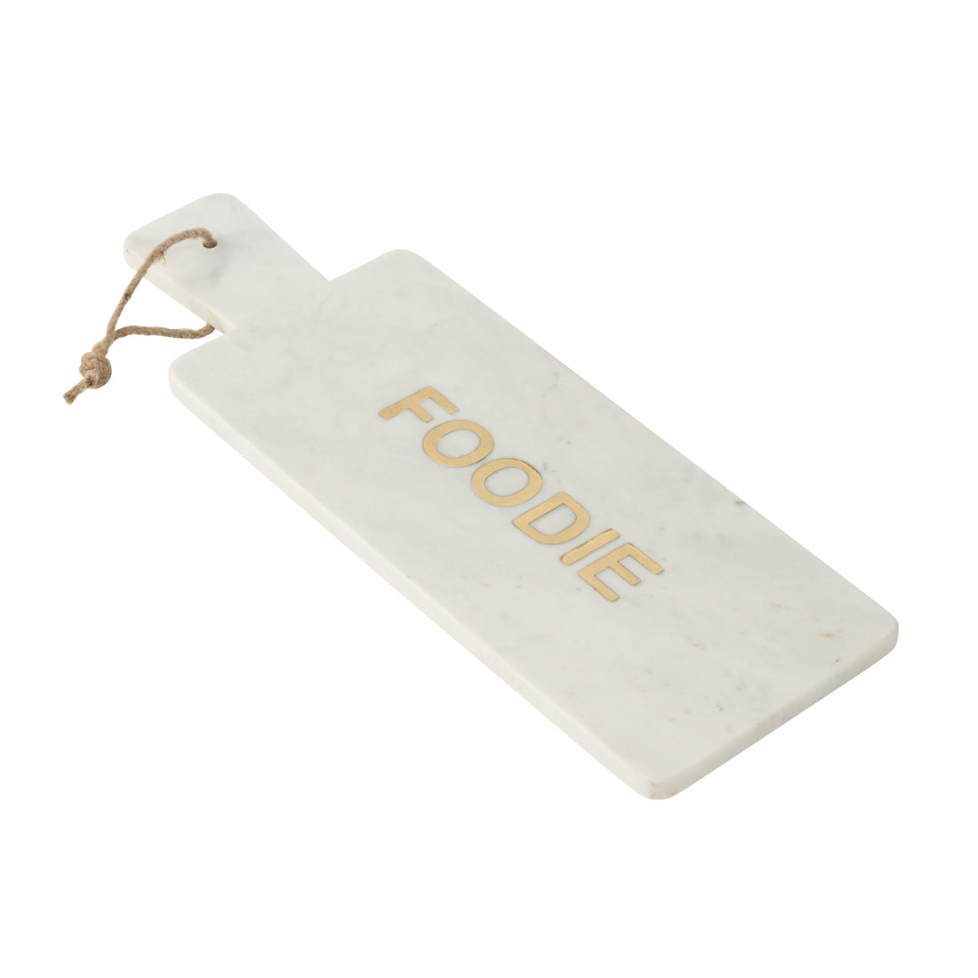 Rectangular Cheese Board Foodie White Marble