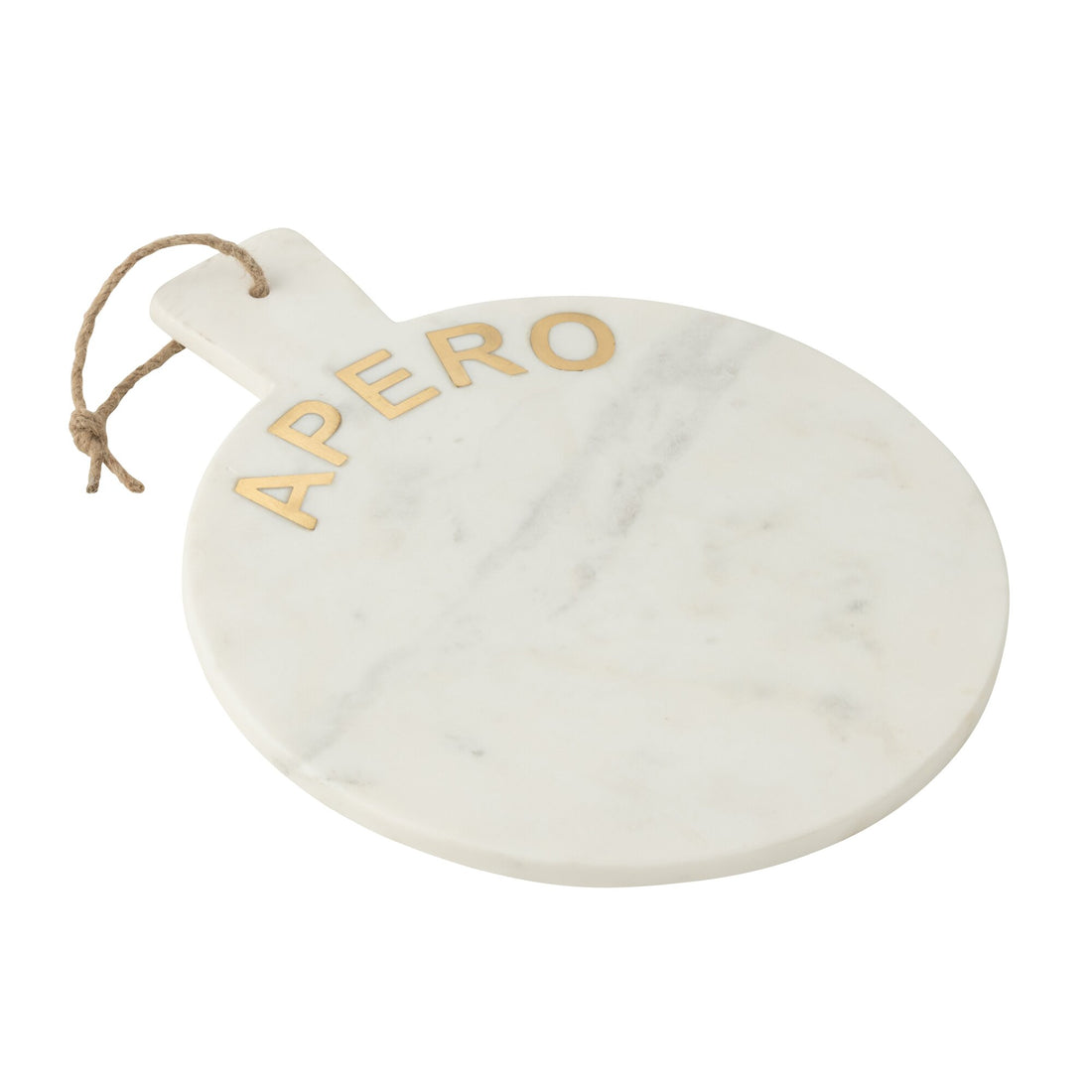 Round Cheese Board Apero White Marble
